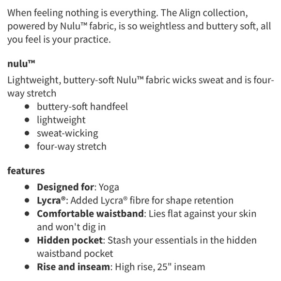 lululemon align high rise pant 25” in bronze green - Picture 5 of 8